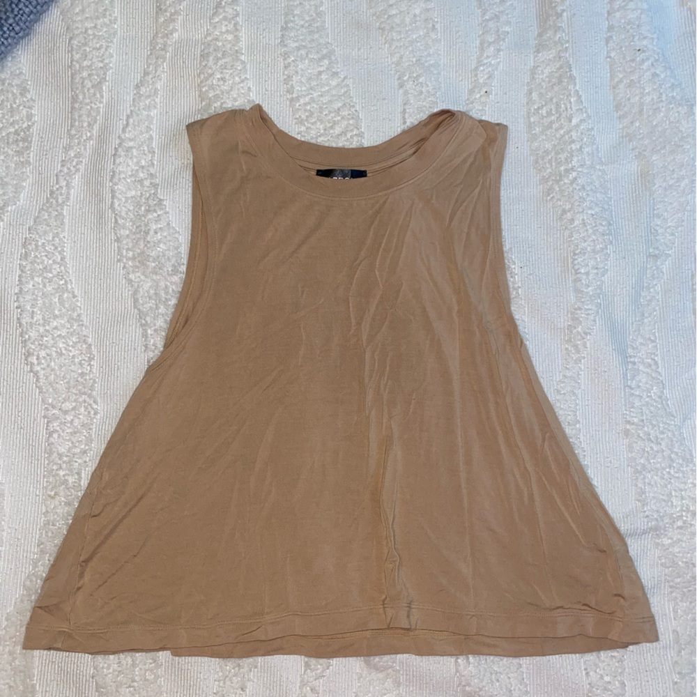 Tan CARBON 38 Tank Top
